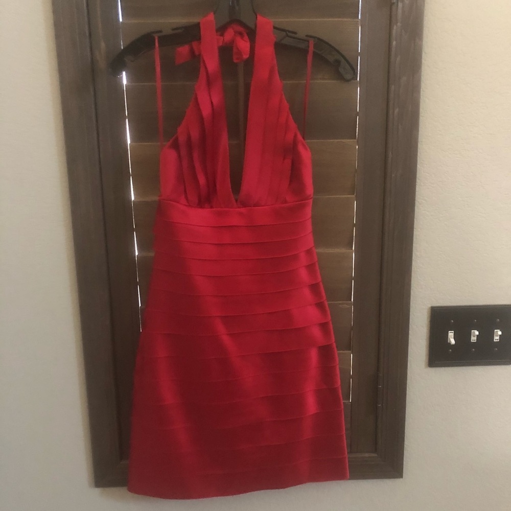 Gorgeous red BCBGMAXAZRIA dress